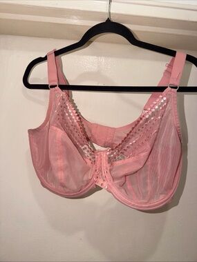 Elomi Soft Pink Sheer Underwire Bra